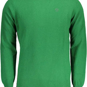 North Sails Green Wool Men Sweater