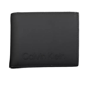 Calvin Klein Black Polyester Men Wallet