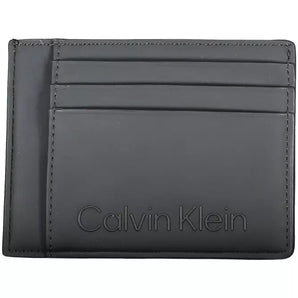 Calvin Klein Black Polyester Men Wallet