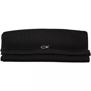 Calvin Klein Black Cotton Men Scarf