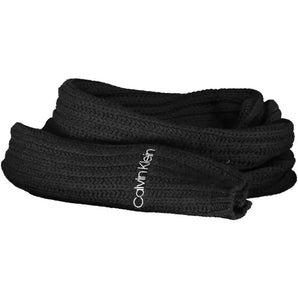 Calvin Klein Black Cotton Women Scarf