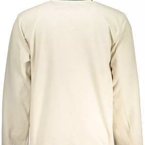 Sudadera polar con cremallera en contraste en beige de Vans