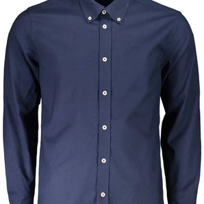 North Sails Blue Cotton Men Shirt