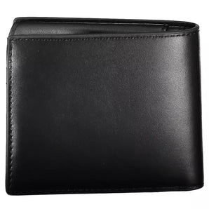 Tommy Hilfiger Black Leather Men Wallet