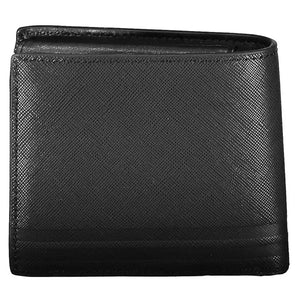 Tommy Hilfiger Black Leather Men Wallet