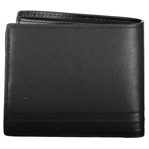 Tommy Hilfiger Black Leather Men Wallet