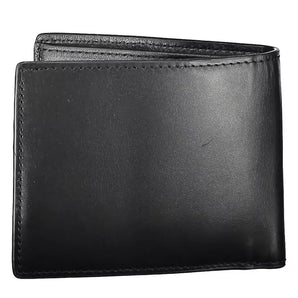 Tommy Hilfiger Black Leather Men Wallet