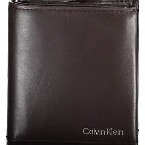 Calvin Klein Brown Leather Men Wallet