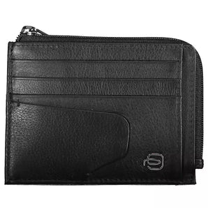 Piquadro Black Leather Men Wallet