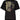 Cavalli Class Sleek camiseta de algodón negra con estampado exclusivo