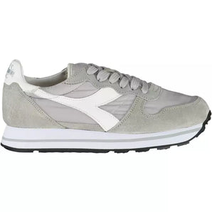 Diadora Gray Leather Women Sneaker