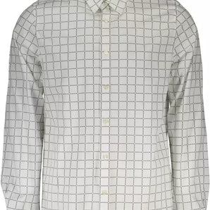 Calvin Klein White Cotton Men Shirt