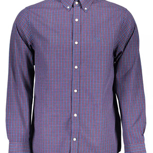 Camisa de manga larga de corte regular azul elegante de Gant