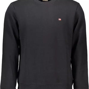 Napapijri Black Cotton Men Sweater