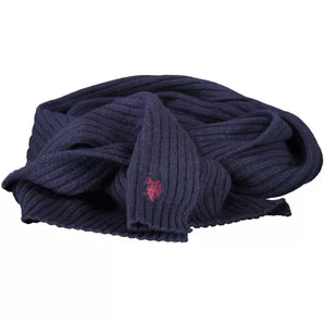 US POLO ASSN. Elegance Unwrapped: Wool-Cashmere Blend Scarf