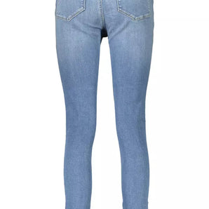 Calvin Klein Light Blue Cotton Women Jeans