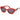 Guess Jeans Red Injected Plastic Women Sunglass