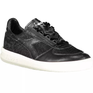 Zapatillas deportivas Diadora Chic bordadas negras