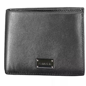 Calvin Klein Black Leather Men Wallet