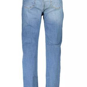 Napapijri Light Blue Cotton Men Jeans