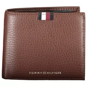 Tommy Hilfiger Brown Leather Men Wallet