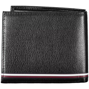 Tommy Hilfiger Black Leather Men Wallet