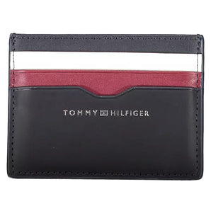 Tommy Hilfiger Blue Leather Men Wallet