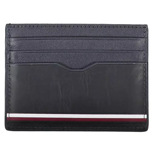 Tommy Hilfiger Blue Leather Men Wallet