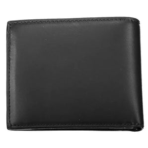 Tommy Hilfiger Black Leather Men Wallet