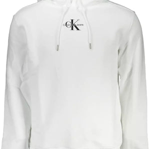 Calvin Klein White Cotton Men Sweater