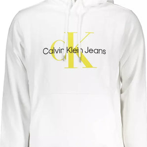 Calvin Klein White Cotton Men Sweater