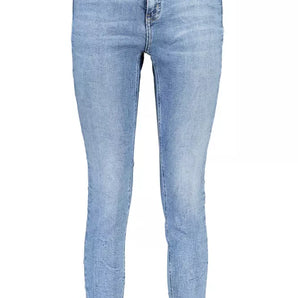 Calvin Klein Light Blue Cotton Women Jeans