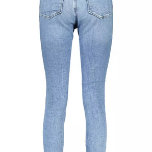 Calvin Klein Light Blue Cotton Women Jeans