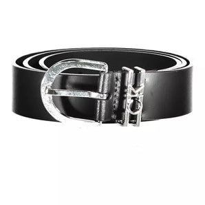 Calvin Klein Black Leather Women Belt