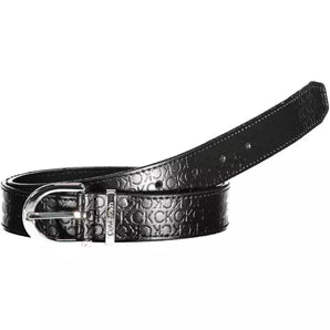 Calvin Klein Black Leather Women Belt