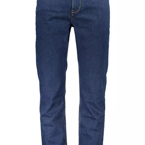 Napapijri Blue Cotton Men Jeans