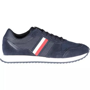 Tommy Hilfiger Blue Polyester Men Sneaker