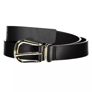 Tommy Hilfiger Black Leather Women Belt