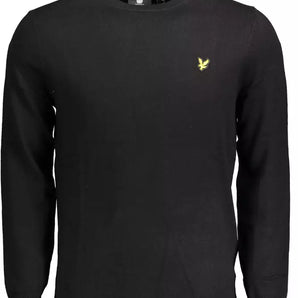 Lyle & Scott Black Cotton Men Sweater