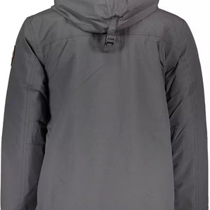 Napapijri Gray Polyamide Men Jacket