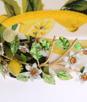 Dolce &amp; Gabbana Tiara Diadema De Cristal Limón Siciliano