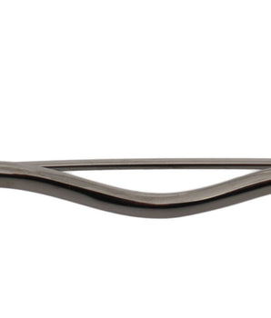 Dolce & Gabbana Silver Brass Crystal Spilla Serpente Brooch Pin