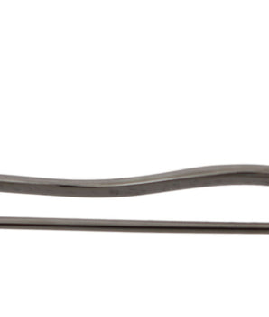 Dolce & Gabbana Silver Brass Crystal Spilla Serpente Brooch Pin