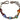 Dolce & Gabbana Pulsera de cadena plateada con cuentas multicolores
