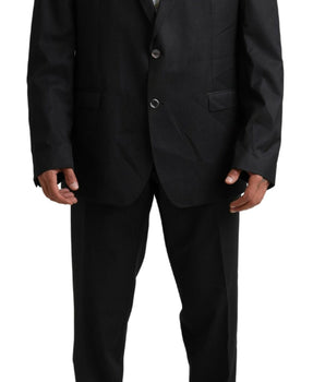 Dolce & Gabbana Black MARTINI Single Breasted 2 Piece Suit