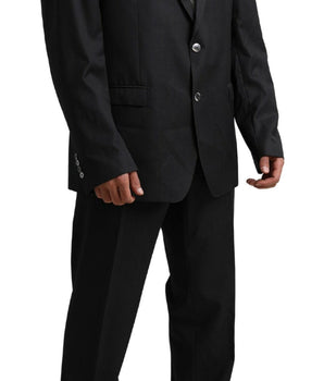 Dolce & Gabbana Black MARTINI Single Breasted 2 Piece Suit