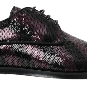 Dolce &amp; Gabbana Elegant Sequin Embellished Derby Shoes