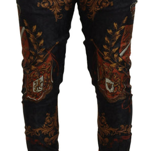 Dolce &amp; Gabbana Pantalones Deportivos De Seda Con Corona Barroca