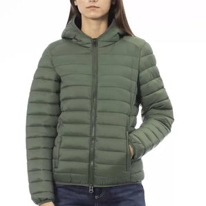 Chaqueta acolchada con capucha verde Chic de Invicta