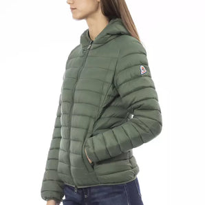 Chaqueta acolchada con capucha verde Chic de Invicta